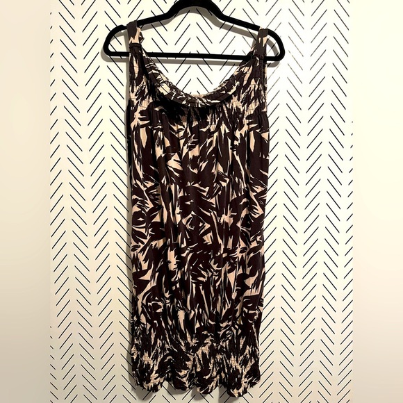 Diane Von Furstenberg Black and Cream Silk Dress - Picture 1 of 11